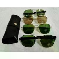 ราคา [พร้อมส่ง] แว่นกันแดด AO กันแสงUV400 เป็นเลนส์กระจกแท้ แถมกล่องusa (1731368793473779360)