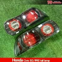ราคา ไฟท้าย ไฟท้ายแต่ง Civic 1992 1993 1994 1995 EG 4ประตู โดนัท สีดำ (1729721710494845206)