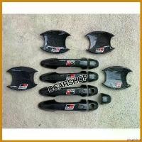 ราคา pinguishop ปัจจุบัน เบ้ารองมือเปิด+ครอบมือจับ(มีปุ่มกด) ฟอร์จูนเนอร์ FORTUNER GR SPORT ปี 2015-2024 ลายเคฟล่า car รถจักร บาน จับ ประตู กุญแจล็อค บานเลื่อน ครบ ชุด Sticker รถยนต์ (1730377626911017328)