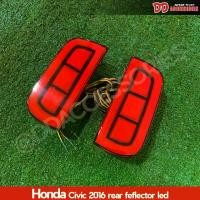 ราคา ทับทิมท้าย Civic 2016 2018 2019 2020 2021 Fc 4 ประตู ตัวเล็ก หรี่เบรค 2 step (1729710101238941974)