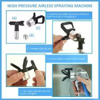 ราคา เครื่องมือสเปรย์สีสุญญากาศ, เครื่องพ่นสารเคมีสีแรงดันสูง, พร้อม 5 เคล็ดลับสเปรย์, 5 ตัวกรอง, ทำจากสแตนเลส, ชุดเครื่องมือสเปรย์สุญญากาศ, เหมาะสำหรับผนังภายใน, ประตู, และรั้วบ้าน, c1G14 (173120898075299