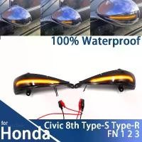 ราคา ไฟเลี้ยวแบบไดนามิก ไฟเลี้ยวกระจกมองข้าง ไฟท้าย สำหรับ Honda Civic MK8 รุ่นที่ 8 Hatchback 3 ประตู 5 ประตู Type-S Type-R 05-12 (1730673852066073524)