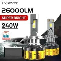 ราคา หลอดไฟ LED, Hynbyzj, 240W, H7, H4, 26000lm, สำหรับรถยนต์, H1, H3, H8, H9, H11, HB3 9005, HB4 9006, 9007, 9012, Hir2, ไฟหน้า LED, หลอดไฟ, ดวงตามีแฟลช, วาง, dicaca Mobil (1731016164841982694)