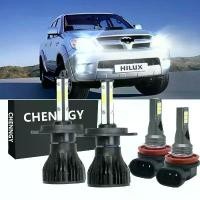 ราคา หลอดไฟ LED ไฟหน้า, H4 6000K, สำหรับ Toyota Hilux Kun25 (2004-2015), พร้อมหลอดไฟ H11, ปลั๊กแอนด์เพลย์ (1731369865513501960)