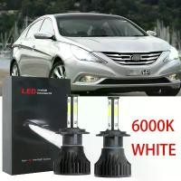 ราคา ไฟหน้า LED, สำหรับ Hyundai Sonata (YF 2010 ถึง 2014), 1 หลอดไฟ LED สีขาวสว่าง, 6000K, 12-32V, รวมหลอดไฟ (1731460481692501256)