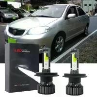 ราคา ชุดแปลงโคมไฟหน้า LED, 2 ชิ้น/เซ็ต, หลอดไฟ LED สีขาว 6000K, สำหรับ Toyota Vios (NCP40) 2003 ถึง 2007, 12-24V (1731385687013623048)