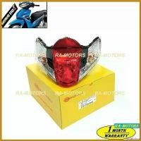 ราคา pluricshop คุณภาพรับประกันได้ HMA ไฟท้าย ทั้งชุด สำหรับ เวฟ110i ทุกรุ่น (ฝาครอบ+ชุดสายไฟ+ขั้วหลอด+หลอดไฟ+ไฟทับทิม) (ไฟท้ายเวฟ110i ไฟท้าย110i) มอเตอร์ไซค์ Motorcycle กระจก เวฟแต่ง 110 พับ ได้ (17306214