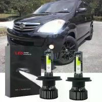 ราคา หลอดไฟ LED ไฟหน้า, สีขาว 6000K, อุปกรณ์เสริม CG CJW, 2 ชิ้น, สำหรับ Toyota Avanza (F600) ปี 2003-2010, ไฟหน้า, 100% (1731199446297906124)