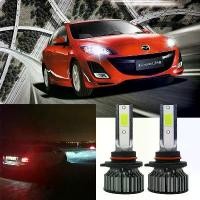 ราคา ชุดไฟหน้า LED, 2 ชิ้น, สีขาว 6000K, หลอดไฟ P1, หัว NW, สำหรับ MAZDA 3 (BM, BN), ปี 2013-2023, รวมชุดไฟหน้า (1731349903492154632)
