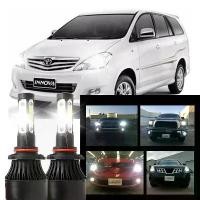 ราคา ชุดไฟหน้า LED สีขาว 2 ชิ้น 6000K X7 หลอดไฟ 4 ด้าน สำหรับ Toyota Innova 2004-2015 (ไฟหน้า) อุปกรณ์เสริม ชุดประกอบ (1731196785773218740)