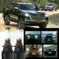 ราคา ชุดไฟหน้า LED สีขาว 2 ชิ้น 6000K X7 4SIDE หลอดไฟ NW สำหรับ Mazda BT-50 II 2012-2023 (ไฟหน้า) อุปกรณ์เสริม (1731203004480064460)