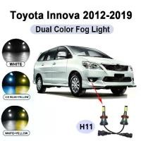 ราคา 2 ชิ้น, ไฟตัดหมอกสีคู่,H11, สำหรับ Toyota Innova 2012-2019, โปรเจ็กเตอร์, ไฟตัดหมอก LED สีขาว, ไฟรถยนต์, หลอดไฟ Car รถจักร (1731816307654560487)