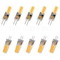 ราคา หลอดไฟ LED, 10 ชิ้น, หรี่แสงได้, หลอดไฟ LED COB, 6W, DC/AC 12V / 220V, ไฟ LED G4, มุมลำแสง 360, ไฟโคมระย้า, เปลี่ยนหลอดฮาโลเจน 40W (1732332637572074110)