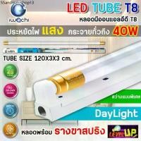 ราคา ชุดเซ็ทหลอดไฟนีออนพร้อมรางขาสปริง LED T8 40W ขั้วสีทอง หลอดไฟ led แบบยาว ชุดหลอดไฟ LED พร้อมราง T8 40 วัตต์ แสงสีขาว (1731506731537827713)