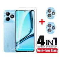 ราคา ฟิล์มกันรอยโทรศัพท์ 4 in 1 สำหรับกระจกนิรภัย Realme Note 50 และ RealmeNote50 4G 2023 ฟิล์มกันรอยแบบเต็มจอ ฟิล์มกล้อง และเลนส์ 2 in 1 กระจกกันรอย (1730287738422397514)