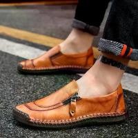 ราคา รองเท้าผู้ชาย ลำลอง ระบายอากาศ ไซส์ใหญ่ แฮนด์เมด แบบสวม รองเท้าขับรถ รองเท้าหนัง พื้นนุ่ม กันลื่น ปั๊มลำลอง แบบสวม รองเท้าส้นแบน (1730036381739616930)