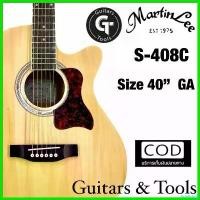 ราคา brieflshop แบบพกพา กีตาร์โปร่ง | กีตาร์โปร่งไฟฟ้า40นิ้ว ราคาถูก คุณภาพดี มีเหล็กขันคอ | MartinLee S-408Cมีเก็บปลายทาง กีต้าร์ สาย กิ ต้า โปง เบอร์ 11 คลาสสิค (1730676787590891578)