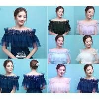 ราคา เสื้อแจ็กเก็ต ผ้าคลุมไหล่ แต่งลูกไม้ สไตล์เกาหลี แฟชั่นฤดูร้อน สําหรับเจ้าสาว ใส่ไปงานแต่งงาน คําแนะนําผลิตภัณฑ์ใหม่ของเดือนนี้ (1731600335068759081)