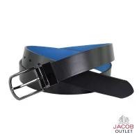 ราคา ennisplshopt JACOB เข็มขัด หนังสีดำ/ฟ้า - รุ่น 52233 บล็อกบัสเตอร์ (1731221184912786753)