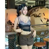 ราคา ชุดเซ็ท 4 ชิ้นขาสั้น ชุดเซ็ทขาสั้นเอวต่ำ (เสื้อ+กางเกง+เข็มขัด+บรา) คอนเสิร์ต ทะเล สงกรานต์ ป้าย Thanyathep (PM009) แนะนำ (1731742835251053994)