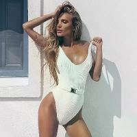 ราคา ชุดว่ายน้ำวันพีซ เข็มขัด กระโปรงฤดูร้อน สำหรับผู้หญิง มีสีขาว แดง ดำ ส้ม เบจ เหลือง เหมาะสำหรับชุดว่ายน้ำ Mujer 2025 ดีไซน์เซ็กซี่ ขาเซ็กซี่ โมโนกินี ดันทรง ชุดบิกินี่ (1732223563877878659)