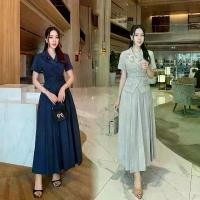 ราคา (พร้อมส่ง) Athena83 84 •Set เสื้อ+กระโปรง+เข็มขัด+เข็มกลัด (1731787346042784596)