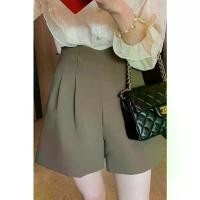 ราคา กางเกงขาสั้นฤดูร้อน สำหรับผู้หญิง ทรงหลวม เอวสูง ดีไซน์จีบ ทรงเอ ลำลอง กางเกงสุดฮอต เอวสูง กางเกงขาสั้นขากว้าง กางเกง ขา สั้น เอว สูง มี เข็มขัด กางเกง ขา สั้น แต่ง ขาด (1732134929536289071)