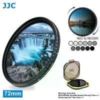 ราคา ตัวกรอง ND, JJC, 72mm, ตัวกรองความหนาแน่นเป็นกลางตัวแปร, ND2-2000 VND, สำหรับเลนส์ Sony FE 70-200mm F4 Macro G OSS II, เลนส์ Fujifilm XF 16-80mm f4 R OIS WR, เลนส์ Nikon NIKKOR Z 24-70mm f4 S (1730422