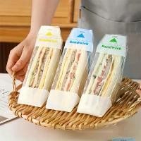 ราคา ถุงแซนวิชพลาสติกทนทาน 100 แพ็ค ถุงขนมปังเกรดอาหารทรงสามเหลี่ยมใส สำหรับอบและบรรจุภัณฑ์ ห่อแซนวิชใส เหมาะสำหรับใช้ในบ้าน เบเกอรี่ และร้านอาหาร (1731576925963192091)