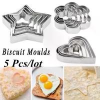 ราคา เครื่องมือทำขนมสแตนเลส รูปหัวใจและดาว ทอดไข่ เบเกอรี่ แม่พิมพ์บิสกิต แม่พิมพ์อบ เครื่องมือทำอาหาร เหมาะสำหรับคุกกี้ (1731336696224778188)