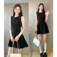 ราคา Aline สีดำ แขนกุด สไตล์ฝรั่งเศส เอวสูง เรียบหรู เหมาะกับฤดูร้อน afterparty เทป สวย ๆ ปาร์ตี้ เสือ ผ้า คน อ้วน ให้ นม เดรส เจ้าหญิง ชุด แฟชั่น มินิเดรส (1731491377976411832)