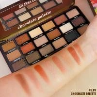 ราคา อายแชโดว์ SIVANNA COLORS HF7006 EYESHADOW Palette ซีเวียน่า อายแชโดว์พาเลท Chocolate (1731195328906036836)