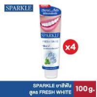 ราคา [แพ็ค 4] SPARKLE ยาสีฟัน สปาร์คเคิล ไวท์ สูตร WHITE TOOTHPASTE 160 กรัม (10SK00001X4) (1732247446815148715)