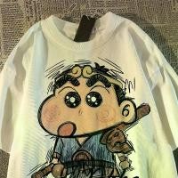 ราคา เสื้อยืดแขนสั้น ดีไซน์ Goku Shin-Chan Crayon สไตล์ญี่ปุ่น เสื้อเชิ้ตผ้าฝ้ายคู่รัก พิมพ์ลายการ์ตูนใหม่ เหมาะสำหรับฤดูร้อน สำหรับผู้ชายและผู้หญิง เสื้อ พลีท เสื้อ พลีท ชา เขียว (1731523490993768285)