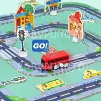 ราคา TOi Giant Floor Puzzle จิ๊กซอว์ยักษ์ พร้อมรถไขลาน | ของเล่นเสริมพัฒนาการ ของเล่นเด็ก (1731780636210923412)