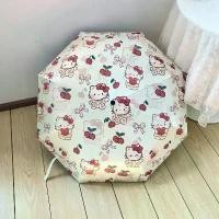 ราคา ร่มการ์ตูน Hello Kitty, Sanrio, ร่มกันแดด Kawaii ใหม่, ครีมกันแดด, ร่มพับแบบพกพา, สไตล์อนิเมะ, ร่มแบบแมนนวลดูดี (1731627822135150283)