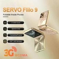 ราคา โทรศัพท์มือถือ Flilo9 Flip, Servo, 3G WCDMA, หน้าจอ 2.6 นิ้ว, ไฟฉาย Dual SIM, MP4 สเกลไดรฟ์, ปฏิเสธการล็อกสีดำ, โทรศัพท์พับ, 2024 (1731130060773166012)