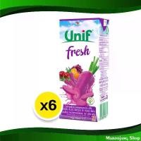 ราคา น้ําผักผลไม้รวม ผสมแครอทม่วง40% ยูนิฟ 180 มล (6กล่อง) น้ำผลไม้พร้อมดื่ม น้ำผัก น้ำผลไม้ Mixed Vegetable And Fruit Juice Mixed With 40% Purple Carrots Unif (1730048165991123704)