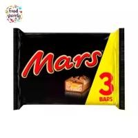 ราคา [พร้อมส่ง] Mars Chocolate Bar Multipack 3 Pack 118.2g มาร์ส ช็อกโกแลต 3แท่ง 118.2กรัม (1731549001276098411)