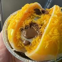 ราคา ขนมเปี๊ยะบ้านแกรนด์ ช็อกโกแลต เฮเซลนัท ฝอยทองลาวา, ฝอยทอง+คัสตาร์ดไข่เค็ม, โอตินกรุบ แป้งนุ่ม ขนาด 350กรัม (1732281519567374740)