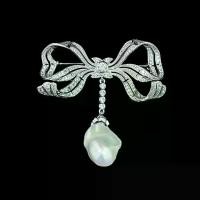 ราคา เข็มกลัด ชุบทอง เพชรคาร์บอนสูง ไข่มุก สไตล์เอโดซี่ โบราณและบาร็อค เครื่องประดับอเนกประสงค์ เข็มกลัดผู้หญิง (1731602063230404329)