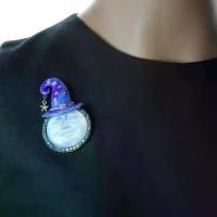 ราคา เข็มกลัด, ชุบเงินโบราณ, มงกุฎหน้าแสงจันทร์วิเศษ, จี้อเนกประสงค์ (1731674076642248267)