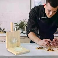 ราคา เครื่องมือกดแป้ง, เครื่องกดแป้งไม้, สำหรับแป้ง Tortilla, ที่หนีบห่อเกี๊ยว, ที่หนีบแป้งพิซซ่า, เครื่องมือครัวทรงกลม, เหมาะสำหรับ Tortillas, บิสกิต, โดนัท, แป้งทำขนมปัง, และเครื่องทำผิวเกี๊ยว (173047018