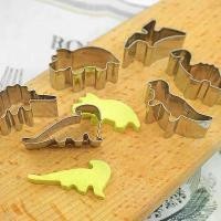 ราคา แม่พิมพ์ขนมสแตนเลส รูปไดโนเสาร์ ที่ตัดคุกกี้ บิสกิต ตกแต่งเค้ก 6 ชิ้น (1729766613170752137)