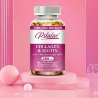 ราคา อุดมไปด้วยคอลลาเจนและไบโอตินธรรมชาติ 2500 ไมโครกรัม วิตามินซี โปรตีน โซเดียม สเตียเรตแมกนีเซียม ปราศจากถั่วเหลือง ข้าวสาลี แลคโตส แป้ง และสารแต่งกลิ่นสังเคราะห์ 120 ผลิตภัณฑ์เสริมอาหาร (17312873235030