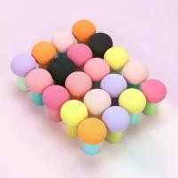 ราคา ฟองน้ำเห็ดแบบพกพา ด้ามสั้น 5/10/20 ชิ้น สีสุ่ม ฟองน้ำแต่งหน้า PU เปิดใช้งานน้ำ เหมาะสำหรับครีมบีบี รองพื้น แป้ง คอนซีลเลอร์ บลัชออน อายแชโดว์ ปราศจากเอสเตอร์ เหมาะสำหรับทุกประเภท (1731606545017636421)