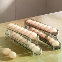 ราคา กล่องเก็บไข่ ตู้เย็นโรลลิ่งสอัตโนมัติ ใหม่ ดีไซน์สองชั้น เก็บสด ตู้เย็น เครื่องจ่ายไข่ สไตล์บันได ที่ใส่ไข่ เครื่องมือครัว (1731783789126059633)
