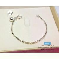 ราคา สร้อยข้อมือเงิน92.5% สร้อยข้อมือ ลาย snake ตัดกลาง (งานไทย) : H0090 COD (1731460732634826255)