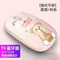 ราคา แผ่นรองเมาส์ไร้สายบลูทูธ เงียบ เหมาะสำหรับสำนักงาน Lenovo ASUS เหมาะสำหรับแล็ปท็อป คอมพิวเตอร์ตั้งโต๊ะ และแท็บเล็ต ดีไซน์น่ารัก สากล (1731629186857337981)