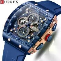 ราคา นาฬิกาผู้ชาย แบรนด์ CURREN ของแท้ คุณภาพสูงสุด โครโนกราฟมัลติฟังก์ชั่น สายซิลิโคน ทันสมัย ลำลอง ธุรกิจ กีฬา การเคลื่อนไหวควอทซ์ กันน้ำ 8442 X นาฬิกาผู้ชาย (1731350844485503302)